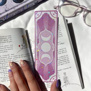 Marque page holographique tarot