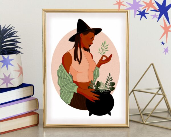 Art Print ✶ Green Witch