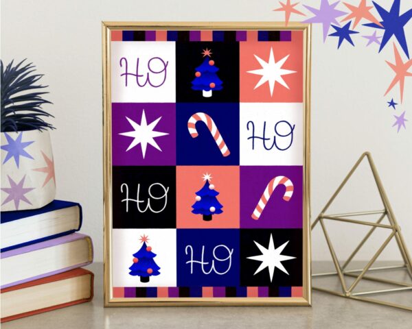 Art Print ✶ Christmas Patchwork