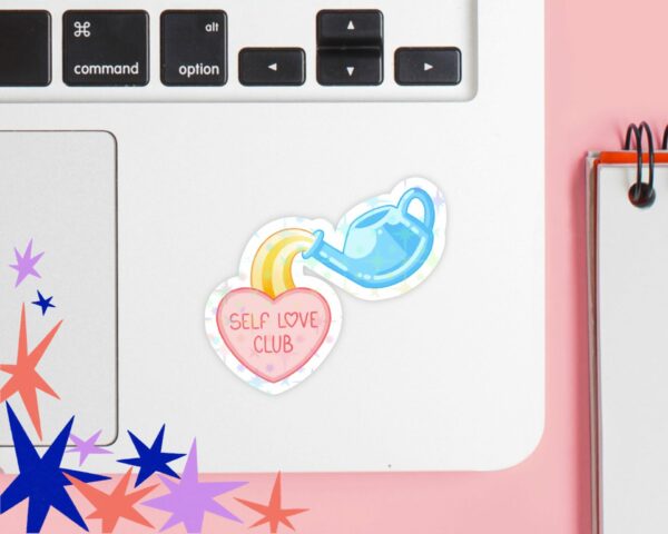 Stickers holographique bienveillant ✶ Self love club